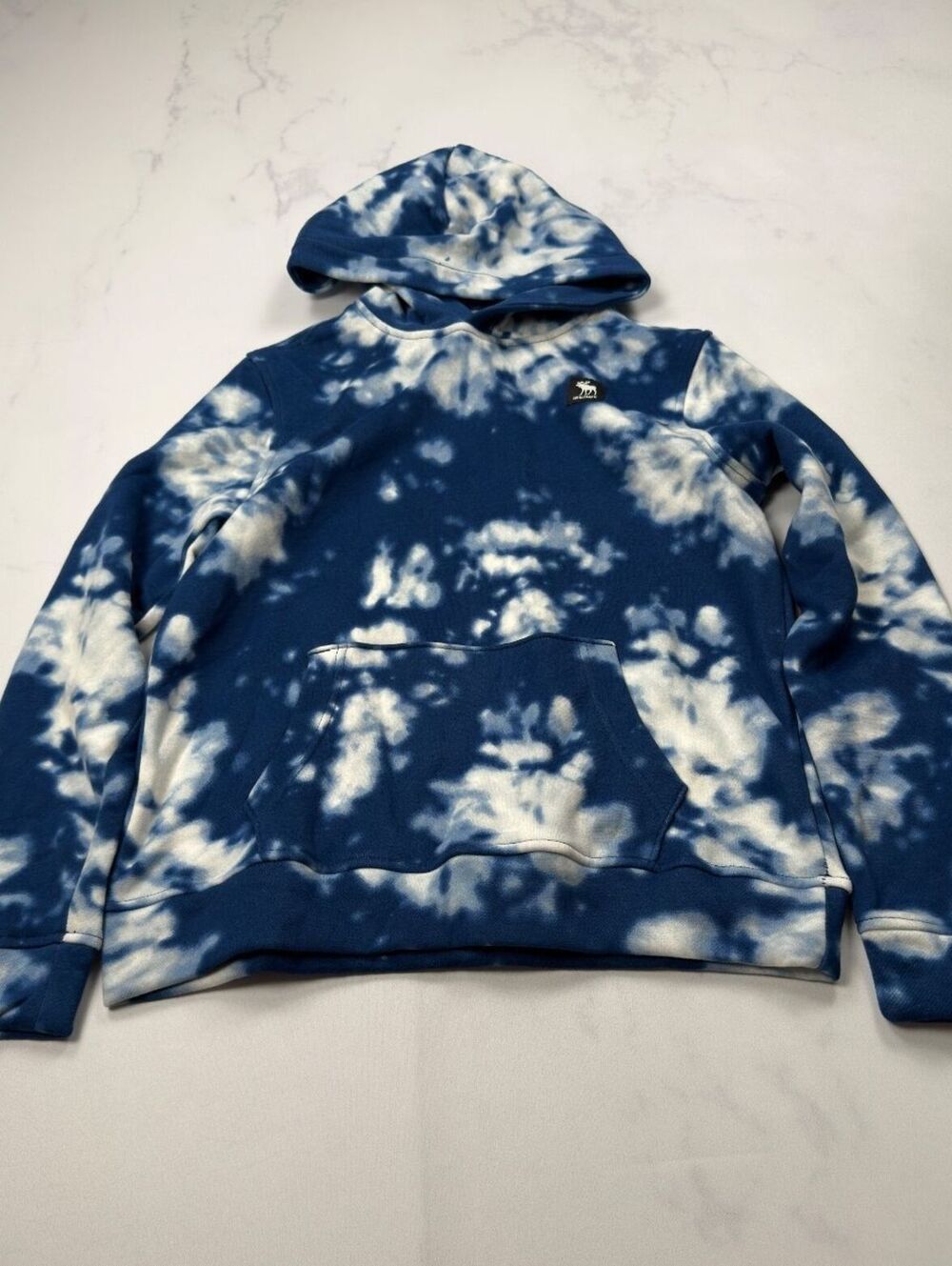 Abercrombie Kids Hoodie Sweatshirt Blue 2010s Streetwear - Boys 15/16